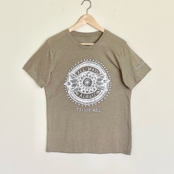 Trevor Hall All Ways Always Mandala Light Brown T Shirt Adult Medium - Picture 2 of 10